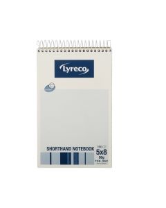 Lyreco Shorthand Notebook Ruled 203x127mm - Pack Of 10