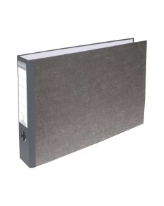 Exacompta Prem'Touch A3 Landscape Lever Arch File, 80mm Spine, Marble Grey