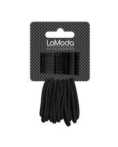 La Moda Haircare Ponytailers And Grips Black