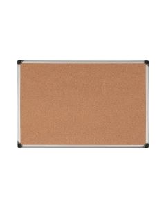Aluminium Framed Cork Notice Board 600mm X 900mm