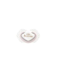 Canpol Set Of Silicone Symmetrical Soothers 0-6M Royal Baby 2Pcs. Pink