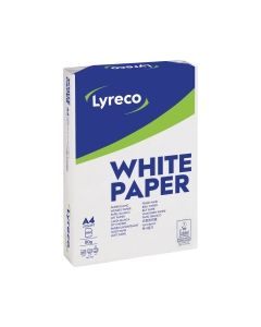 Lyreco White A4 Paper 80gsm - Box of 5 Reams (5 X 500 Sheets of Paper)