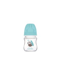 Canpol Anti-Colic Wide Neck Bottle 120Ml Pp Easy Start Exotic Animalsblue