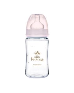 Canpol Anti-Colic Wide Neck Bottle 240Ml Pp Easy Start Royal Baby Pink