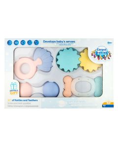 Canpol babies First Rattles and Teethers  Set Pastel