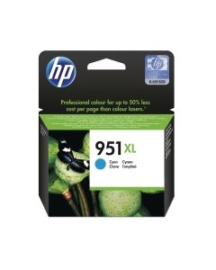 HP 951XL High Yield Cyan Original Ink Cartridge (CN046AE)