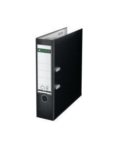 Leitz 180 Polypropylene A4 , 80mm Spine, Lever Arch File Black