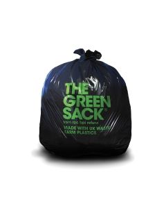 BLACK 18 X 29 X 33 60 LITRE MEDIUM DUTY WASTE SACK - PACK OF 200