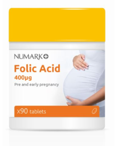 Numark Folic Acid 400mcg Tablets 90 (Minimum order 6)