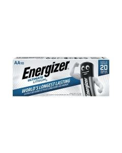 Energizer Ultimate Lithium Batteries LR6/AA - Pack of 10