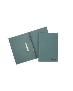Lyreco Spring Files Foolscap 300gsm Blue - Pack 25