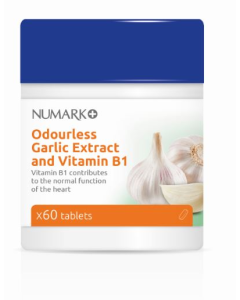 Numark Garlic Oil 3mg with Vit B1  60s (Minimum order 6)