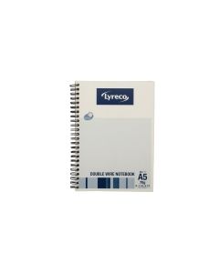 Lyreco Twin Wire Spiral Pad A5 - Pack of 10