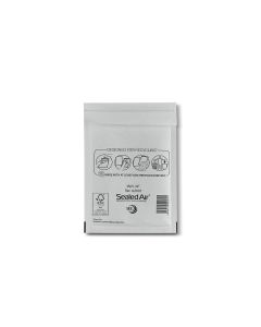 Mail Lite White Bubble Lined Postal Bags A/000 110 X 160mm - Box of 100