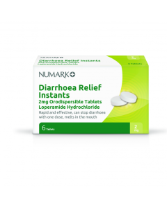 Numark Diarrhoea Relief Instants - 2mg Orodispersable Tablets -  Loperamide Hydrochloride
