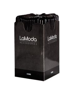 La Moda Haircare Comb Display Black 60Pcs