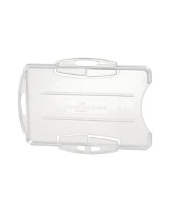 Durable Dual Security Pass Holder 54X85mm Transparent - Pack of 10