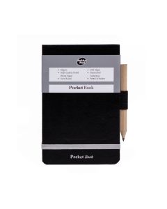Pukka Pocket Notebook 130 X 85 mm Ruled Silver / Black - Pack of 6