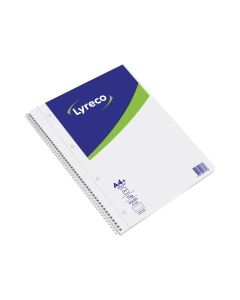 Lyreco Notebook A4 70gsm Ruled Double-Wire - Pack Of 5