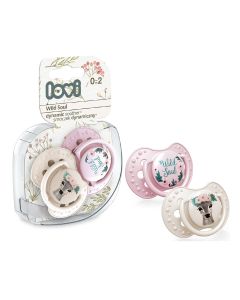 Lovi Silicone Dynamic Soother 6-18M 2 Pcs Wild Soul Girl