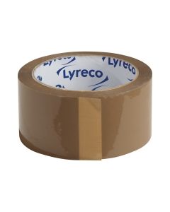 Lyreco Budget Packaging Tape 50mm 66m Brown - Pack Of 6