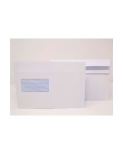 Lyreco White Envelopes C5 S/S Window 90gsm - Pack Of 500