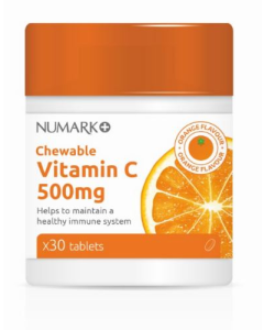Numark Vitamin C 500mg Chewable Tablets 30s (Minimum order 6)