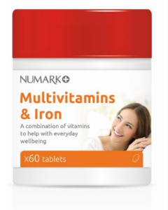 Numark Multivitamins & Iron Tablets 60s (Minimum order 6)
