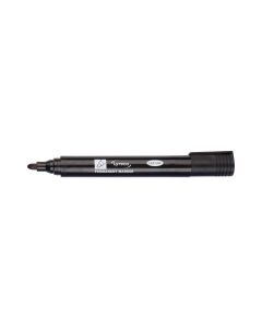 Lyreco Permanent Markers Bullet Black - Pack Of 10