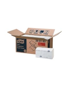 Tork H3 White 2 Ply Soft Single Fold Hand Towels - Pack of 15 X 250
