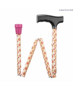 Folding Adjustable Walking Sticks - Circles
