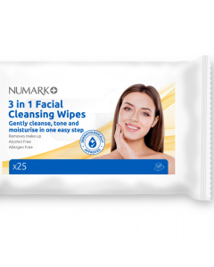 Numark Cleansing Wipes 3 in 1 (Minimum order 12)