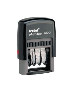 Trodat 4820 Printy Self-Inking Dater Stamp - 4mm Character Size