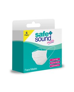 Safe & Sound Sa Surgical Masks 6 Pack