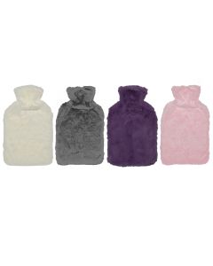 Soft Fur Hot Water Bottle Set Case Size 6