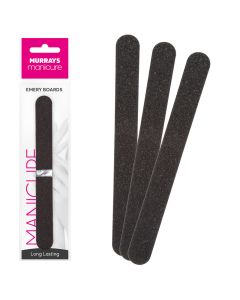 Murrays Manicure Black Emery Boards