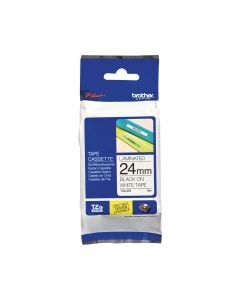 Brother P-Touch TZ Labelling Tape 8M X 24mm - Black On White