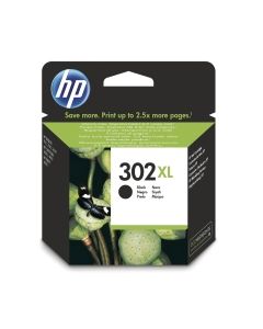 HP 302XL High Yield Black Original Ink Cartridge (F6U68AE)