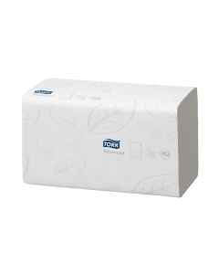 Tork Xpress H3 White 2 Ply Flushable Single Fold Hand Towels - Pack of 15 X 200