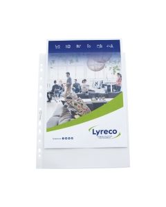 Lyreco Premium A4 Extra Wide Punched Pockets 120 Micron - Pack of 25