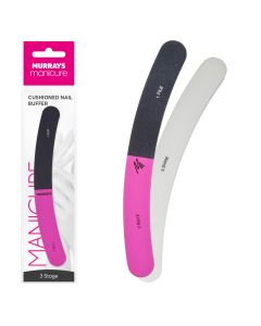 Murrays Manicure Cushioned Nail Buffer 3Way