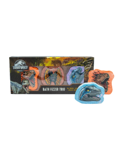 Jurassic World Embossed 3 Pce Bath Bomb Set Case Size 10