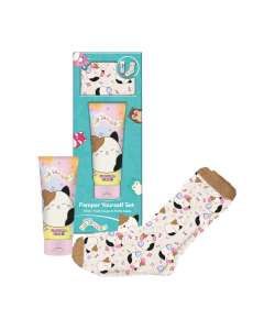 Squishmallow Fluffy Socks and Duo Cream Case Size 12