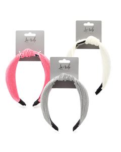 La Moda Haircare Satin Knotted Headband