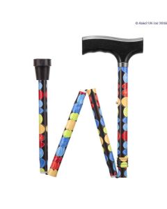 Folding Adjustable Walking Sticks - Bubble