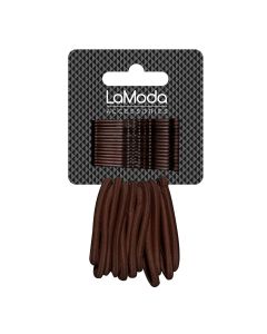 La Moda Haircare Ponytailers And Grips Brown