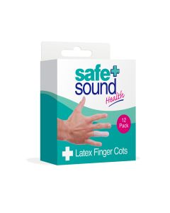 Safe & Sound Sa Latex Finger Cot 12 Pack