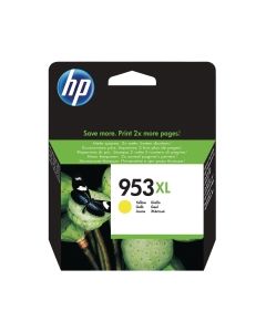 HP 953XL High Yield Yellow Original Ink Cartridge (F6U18AE)