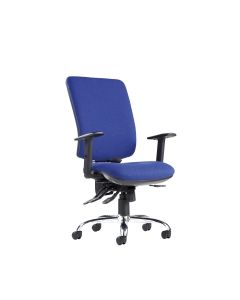 Senza Ergonomic Chair High Back Blue - Delivery only