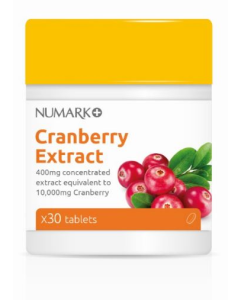 Numark Cranberry 400mg Tablets 30s (Minimum order 6)